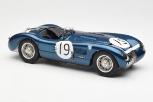 Jaguar C-Type #19 J. Stewart Ecurie Ecosse Goodwood Members Meeting 1954 CMC 1:18 M-192 メタル - 画像 4/6