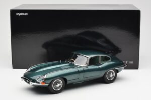 Jaguar E-Type 3.8 Series 1 ダークグリーン Kyosho 1:18 08954DG メタル - 画像 8/8