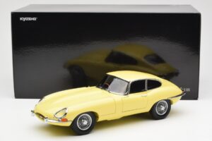 Jaguar E-Type 3.8 Series 1 ライトイエロー Kyosho 1:18 08954LY メタル - 画像 8/8
