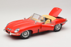 Jaguar E-Type Series 1 カブリオレ レッド Bburago 1:18 3038 メタル - 画像 2/8