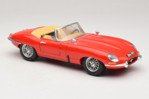 Jaguar E-Type Series 1 カブリオレ レッド Bburago 1:18 3038 メタル - 画像 7/8