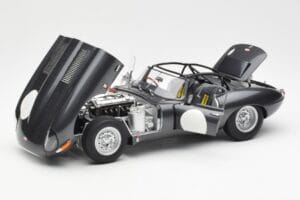 Jaguar E-Type Series 1 Coupe Lightweight ダークグレー AUTOart 1:18 73647 メタル - 画像 2/8