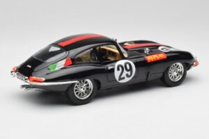 Jaguar E-Type #29 ブラック Bburago 1:18 3018-M4 メタル - 画像 3/8