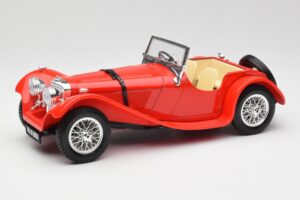 Jaguar SS 100 レッド Bburago 1:18 3006-M1 メタル