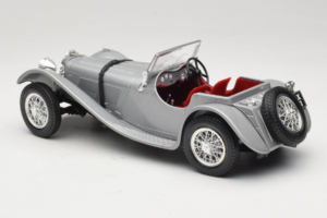 Jaguar SS100 シルバー Bburago 1:18 3006-M2 メタル - 画像 5/6