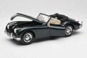 Jaguar XK140 Drophead Coupe ブラック Sun Star 1:18 2802 メタル - 画像 2/8