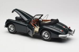 Jaguar XK140 Drophead Coupe ブラック Sun Star 1:18 2802 メタル - 画像 5/8