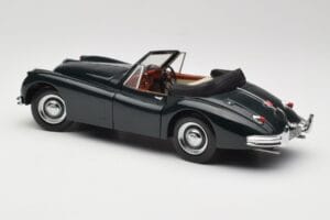 Jaguar XK140 Drophead Coupe ブラック Sun Star 1:18 2802 メタル - 画像 7/8