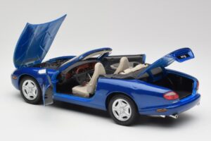 Jaguar XK8 X100 カブリオレ アジュールブルー Maisto 1:18 50286 メタル - 画像 5/8