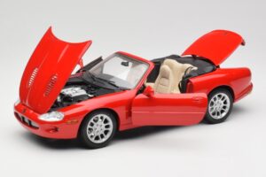 Jaguar XKR X100 レッド Maisto 1:18 50330 メタル - 画像 2/8