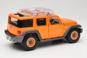 Jeep Rescue Concept オレンジ Maisto 1:18 36699 メタル - 画像 3/8