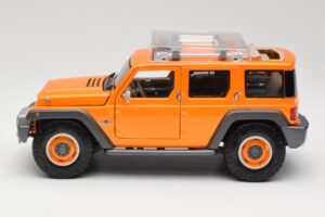 Jeep Rescue Concept オレンジ Maisto 1:18 36699 メタル - 画像 4/8