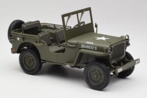 Jeep Willys ミリタリーグリーン Gate 1:18 1061 メタル - 画像 6/8