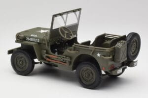 Jeep Willys ミリタリーグリーン Gate 1:18 1061 メタル - 画像 7/8