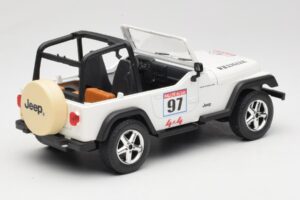 Jeep Wrangler Rallye #97 ベージュ Solido 1:18 9012 メタル - 画像 2/6