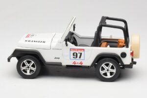 Jeep Wrangler Rallye #97 ベージュ Solido 1:18 9012 メタル - 画像 3/6