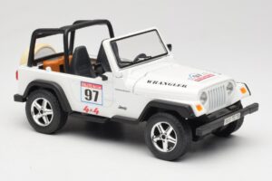Jeep Wrangler Rallye #97 ベージュ Solido 1:18 9012 メタル - 画像 4/6