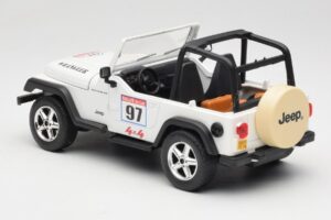 Jeep Wrangler Rallye #97 ベージュ Solido 1:18 9012 メタル - 画像 5/6