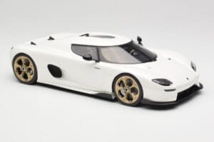 Koenigsegg CC850 Crystal White GT Spirit 1:18 GT903 レジン - 画像 4/6