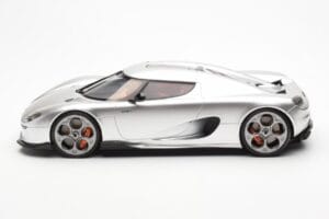 Koenigsegg CC850 Moon Silver GT Spirit 1:18 GT452 レジン - 画像 3/6