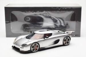 Koenigsegg CC850 Moon Silver GT Spirit 1:18 GT452 レジン - 画像 6/6