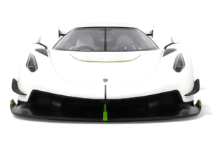 Koenigsegg Jesko Pearl White GT Spirit 1:8 GTS801301 レジン - 画像 4/5
