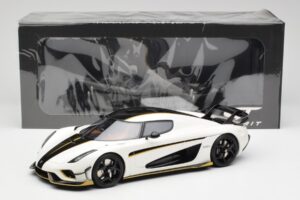 Koenigsegg Regera クリスタルホワイト GT Spirit 1:18 GT913 レジン - 画像 6/6