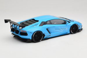 Lamborghini Aventador Liberty Walk ブルー GT Spirit 1:18 GT073 レジン - 画像 2/6