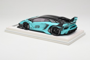 Lamborghini Aventador Liberty Walk LB-Silhouette WORKS GT Evo ミントグリーン IVY 1:18 REMC001 レジン - 画像 5/7