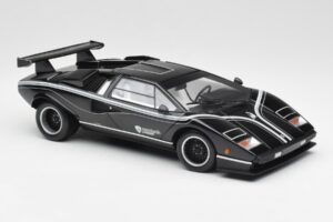 Lamborghini Countach LP500S ブラック Kyosho 1:18 08326K メタル - 画像 6/8