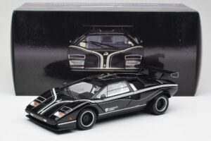 Lamborghini Countach LP500S ブラック Kyosho 1:18 08326K メタル - 画像 8/8