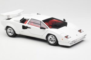 Lamborghini Countach LP500S ホワイト Kyosho 1:18 08320E メタル - 画像 6/8
