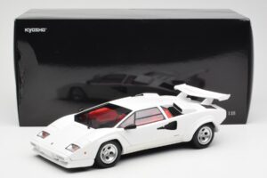 Lamborghini Countach LP500S ホワイト Kyosho 1:18 08320E メタル - 画像 8/8