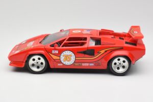 Lamborghini Countach レッド Bburago 1:18 3047 メタル - 画像 4/8