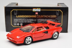 Lamborghini Countach レッド Bburago 1:18 3047-M1 メタル - 画像 8/8