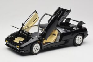 Lamborghini Diablo ブラック Mira 1:18 6107 メタル - 画像 2/8