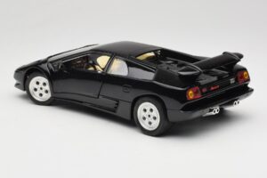 Lamborghini Diablo ブラック Mira 1:18 6107 メタル - 画像 7/8
