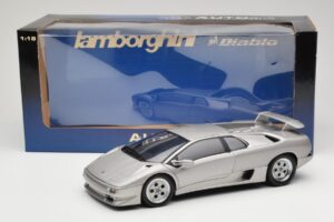 Lamborghini Diablo シルバー AUTOart 1:18 70071 メタル - 画像 8/8