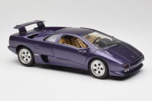Lamborghini Diablo パープル Maisto 1:18 3028 メタル - 画像 6/8
