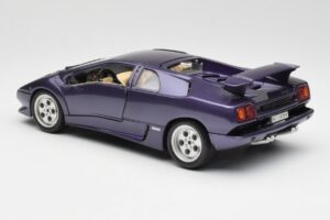 Lamborghini Diablo パープル Maisto 1:18 3028 メタル - 画像 7/8