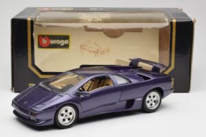 Lamborghini Diablo パープル Maisto 1:18 3028 メタル - 画像 8/8