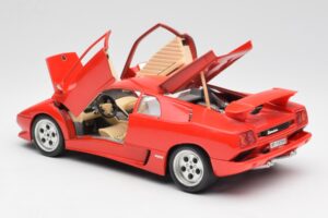 Lamborghini Diablo レッド Bburago 1:18 3028-M1 メタル - 画像 5/8