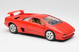 Lamborghini Diablo レッド Bburago 1:18 3028-M1 メタル - 画像 6/8