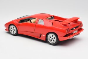 Lamborghini Diablo レッド Bburago 1:18 3028-M1 メタル - 画像 7/8