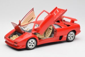 Lamborghini Diablo レッド Bburago 1:18 3028-M1 メタル - 画像 2/8