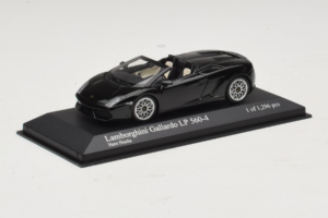 Lamborghini Gallardo LP560-4 Spyder ブラック Minichamps 1:43 400103830 メタル - 画像 2/5
