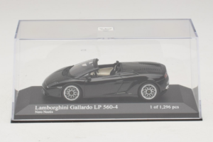 Lamborghini Gallardo LP560-4 Spyder ブラック Minichamps 1:43 400103830 メタル - 画像 4/5