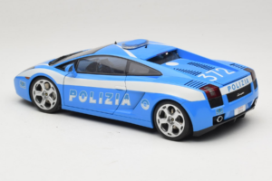 Lamborghini Gallardo Polizia AUTOart 1:18 74576 メタル - 画像 7/8