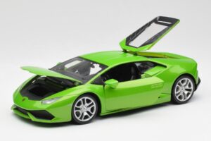 Lamborghini Huracan LP610-4 グリーン Bburago 1:18 18-11038 メタル - 画像 2/8
