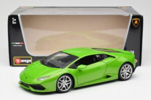 Lamborghini Huracan LP610-4 グリーン Bburago 1:18 18-11038 メタル - 画像 8/8